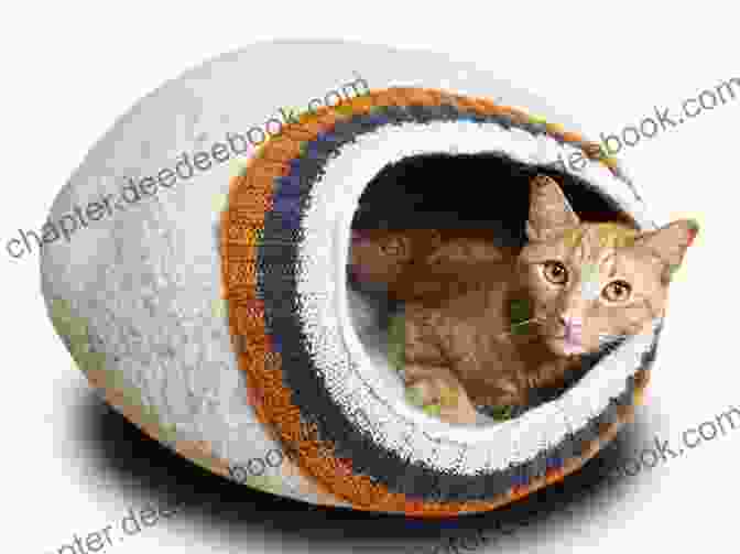 A Cozy Knitted Cat Cave With A Soft, Plush Interior And Purr Fect Hideaway Design. Knitted Cats Dogs: Over 30 Patterns For Cute Kitties And Perfect Pooches
