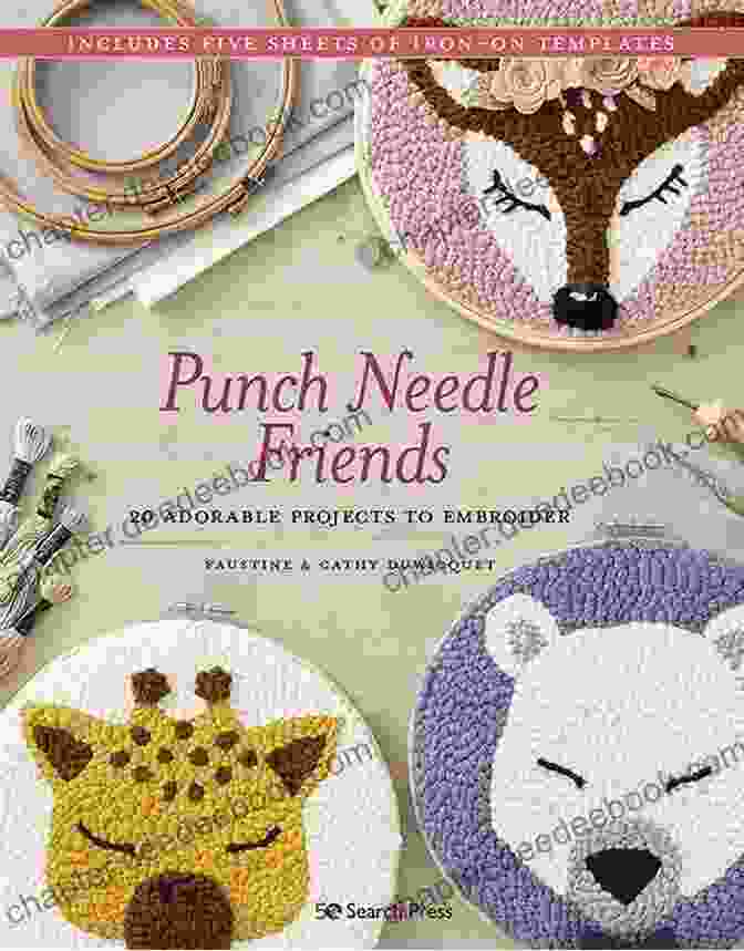 A Gallery Of Various Faustine Punch Needle Friends, Showcasing Their Diverse Expressions And Unique Personalities Punch Needle Friends Faustine