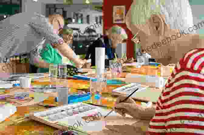 A Group Of People With Dementia Engaging In Art Activities, Fostering Connection And Creativity. Reality By Other Means JoAnn Ross