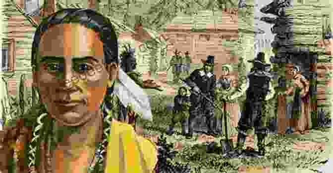 A Painting Depicting The Pilgrims Meeting Squanto, Who Is Standing In The Foreground With His Arms Crossed Little Leveled Readers: Squanto The Pilgrim S Friend (Level D)