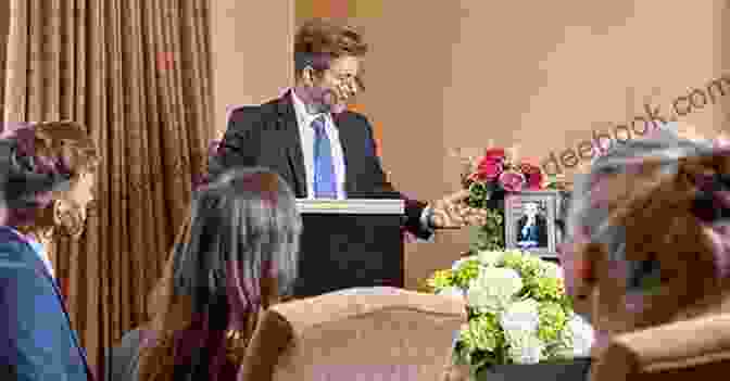 A Person Delivering A Eulogy At A Funeral Eulogy Made Simple: How To Write And Deliver A Great Funeral Speech In Six Simple Steps