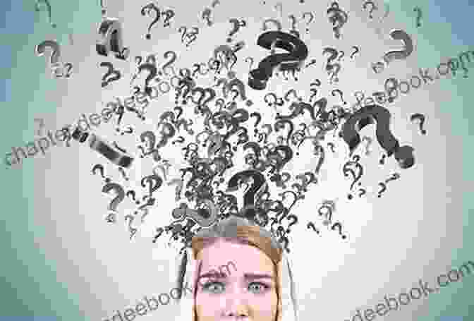 A Young Woman With A Puzzled Expression, Surrounded By Floating Question Marks And Puzzle Pieces All The Doubts (All The Lies 3)