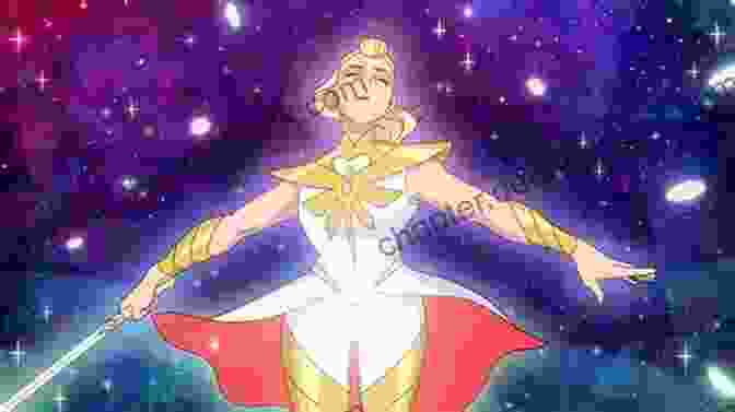 Adora Transforming Into She Ra, Surrounded By Golden Light Origin Of A Hero (She Ra Chapter #1)