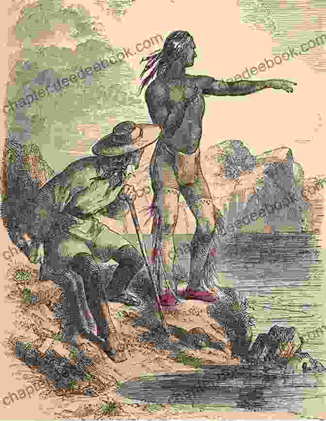 An Engraving Depicting Squanto Torn Between His Loyalties To The Pilgrims And The Wampanoags Little Leveled Readers: Squanto The Pilgrim S Friend (Level D)