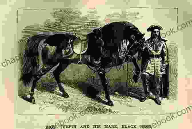 Black And White Photograph Of Black Bess, A Sleek And Powerful Black Mare With A Flowing Mane And Tail. An Independent Spirit: The Tale Of Betsy Dowdy And Black Bess