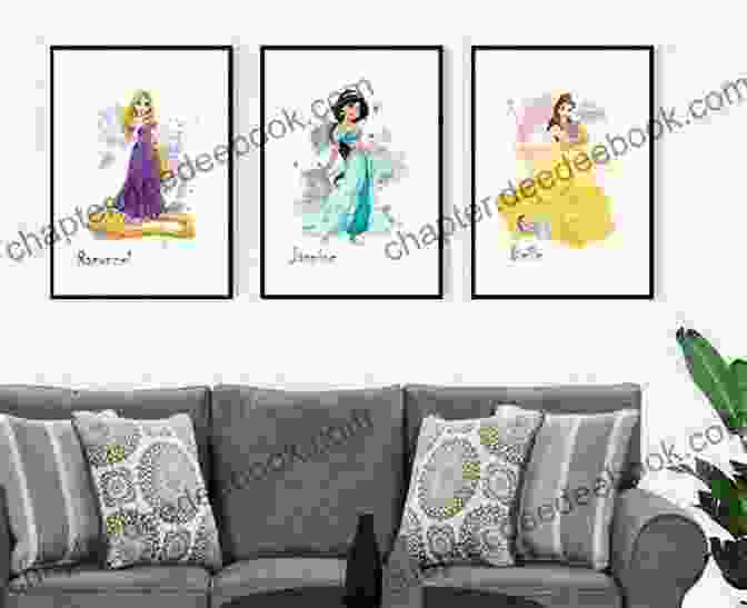 DIY Disney Princess Wall Art Featuring Framed High Quality Prints Of Beloved Disney Princesses. Amigurumi Disney Characters: So Cute Disney Projects For You: Disneyland Character Crohet