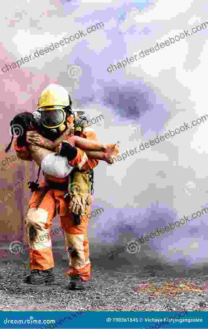 Firefighter John Smith Holding A Young Child In His Arms, Having Rescued Them From A Burning Building. Emergency :: True Stories From The Nation S ERs