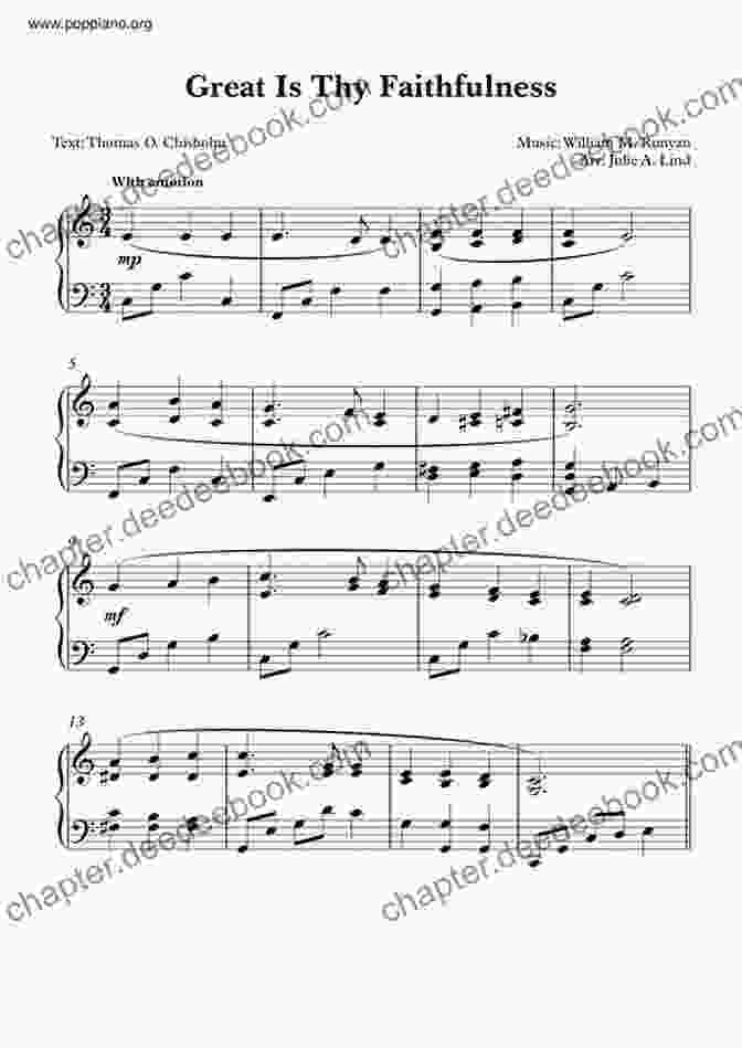 Sheet Music For 'Great Is Thy Faithfulness' By Keith Getty Come Unto Me: 10 Comforting Advanced Solo Piano Arrangements For Worship (Sacred Performer Collections)