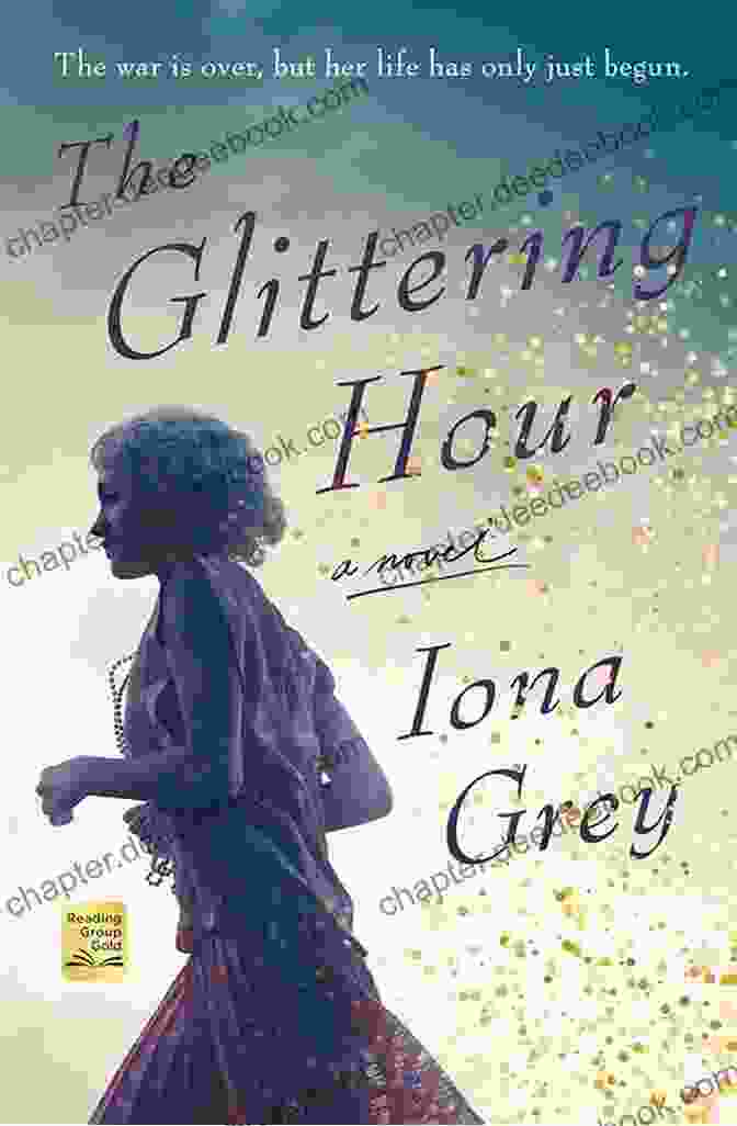 The Glittering Hour Novel Book Cover With A Woman's Face On It, Her Eyes Closed And Tears Streaming Down Her Face. The Glittering Hour: A Novel