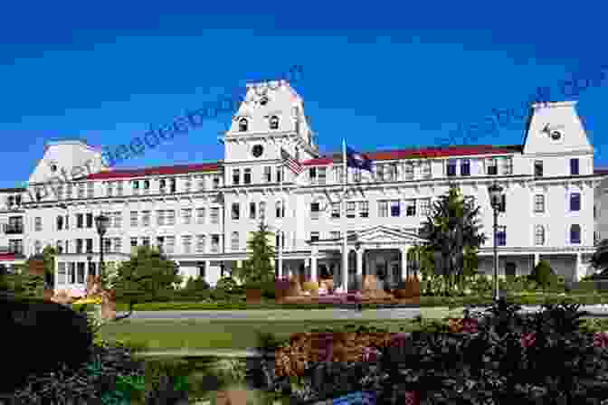 The Majestic Exterior Of Wentworth By The Sea, A Grand Hotel In New Castle, New Hampshire Hidden History Of The New Hampshire Seacoast