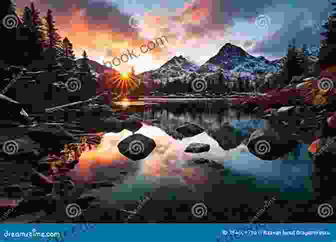 Tranquil Lake Reflecting Vibrant Hues Of Sunrise The Of Serenity: Volume II