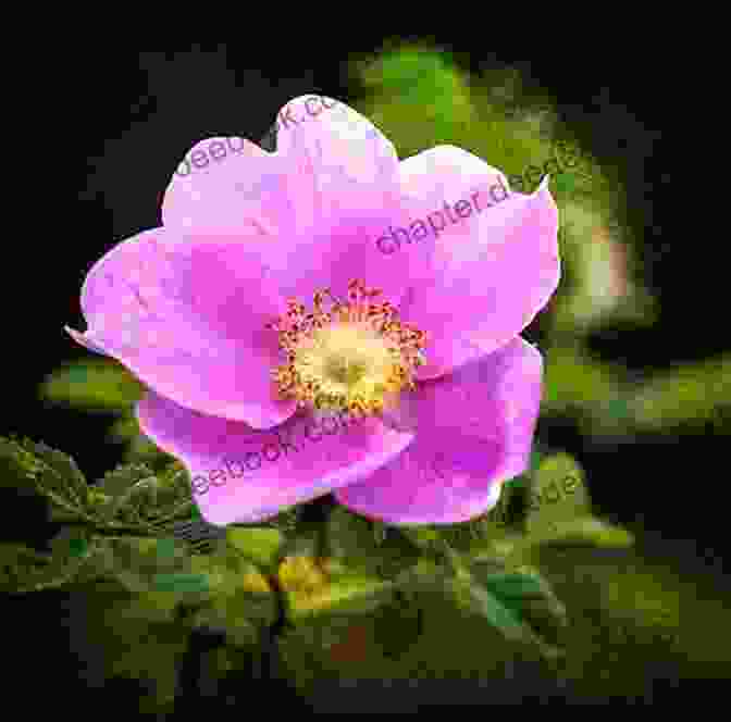 Wild Rose In Full Bloom, Its Petals Illuminated By The Sun Wild Rose: A Photo Essay