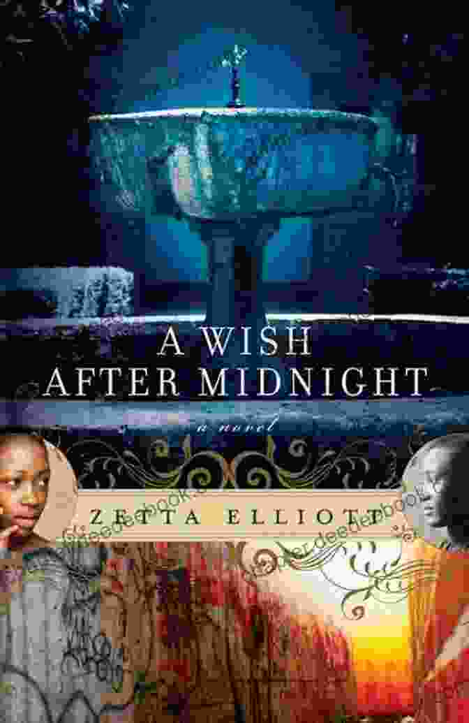 Wish After Midnight Book Cover, Featuring A Young Woman With Glowing Eyes And A Flowing Dress A Wish After Midnight Zetta Elliott