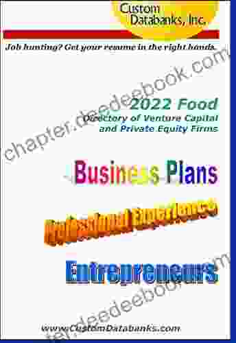 2024 Food Directory Of Venture Capital And Private Equity Firms: Job Hunting? Get Your Resume In The Right Hands