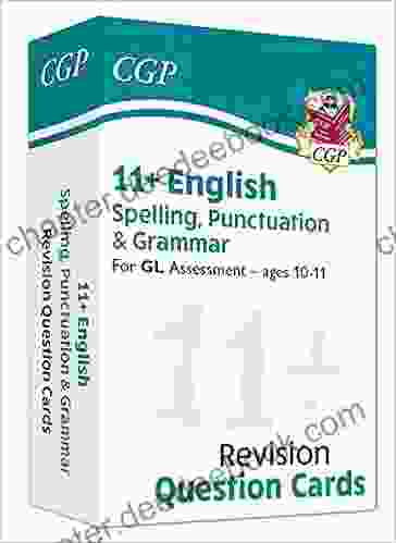 11+ GL Revision Question Cards: English Spelling Punctuation Grammar Ages 10 11