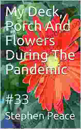 My Deck Porch And Flowers During The Pandemic: #33 (Digitally Enhanced Art Made During The 2024 Covid Pandemic)